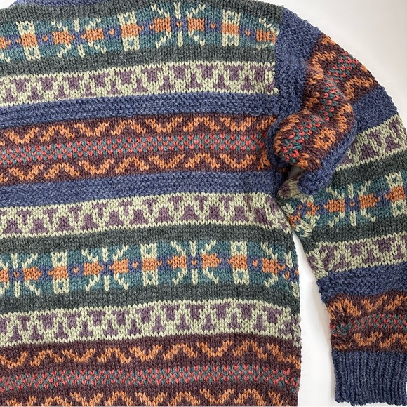 Vintage Cambridge Classics Men’s Large Knit Oversized Wool Sweater XL - Picture 11 of 16